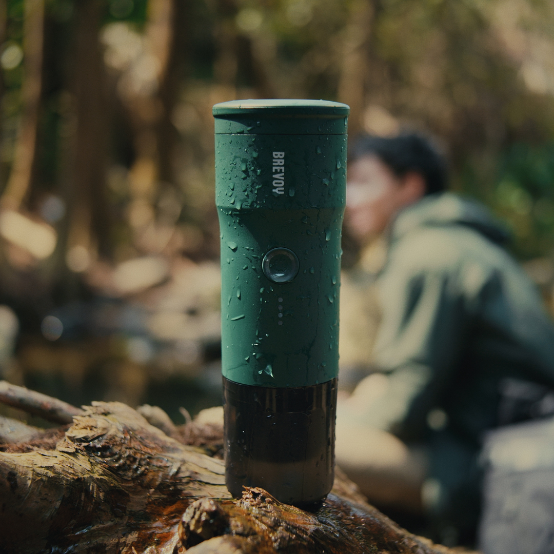 Portable Espresso Maker - Camping Green