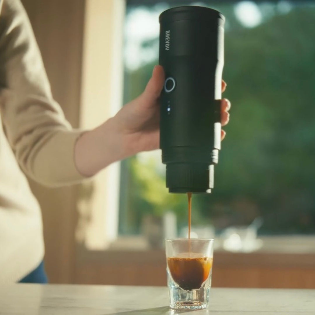 Portable Espresso Maker - Camping Green