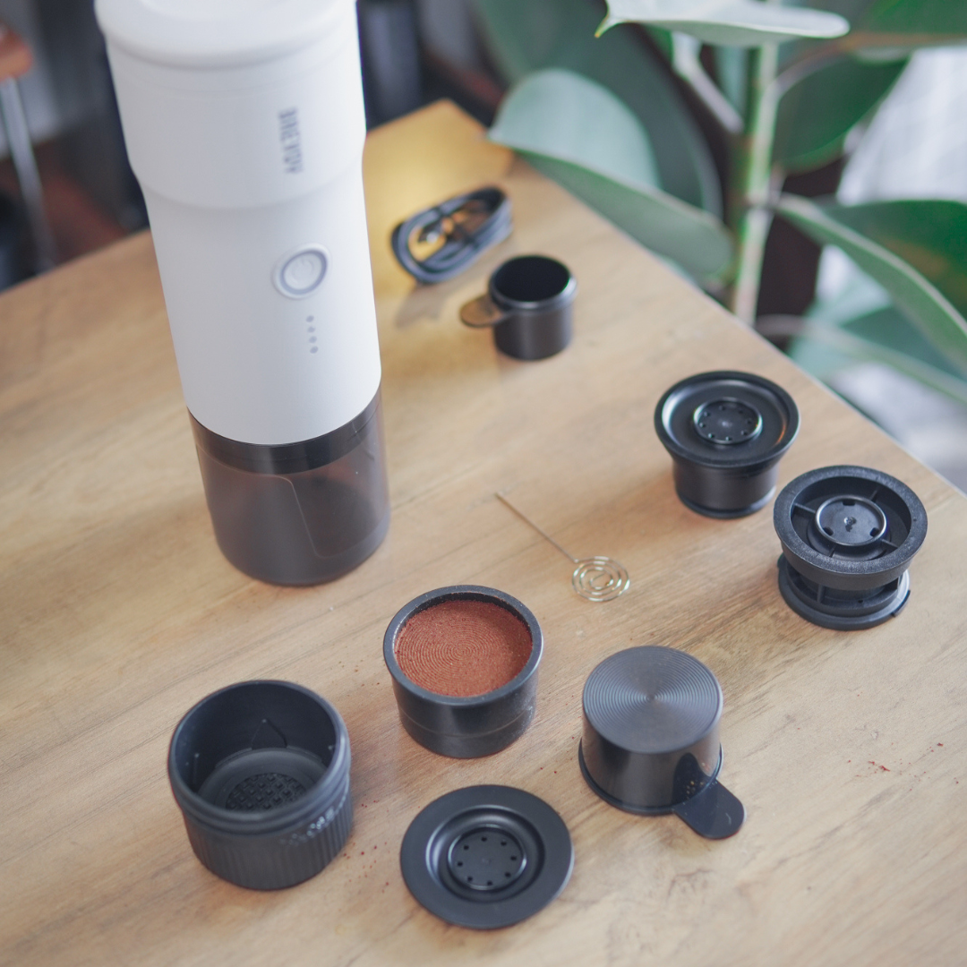 Portable Espresso Maker - Camping Green