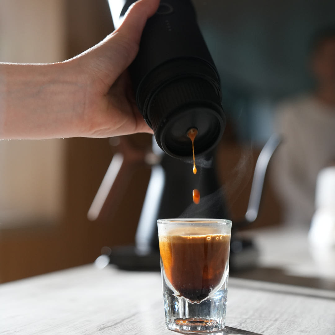 Portable Espresso Maker - Camping Green