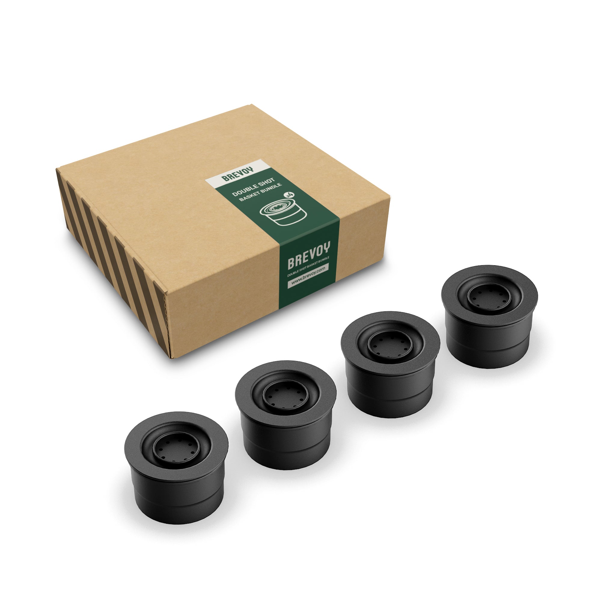 Brevoy Double Shot Basket-Paket (4er-Pack)