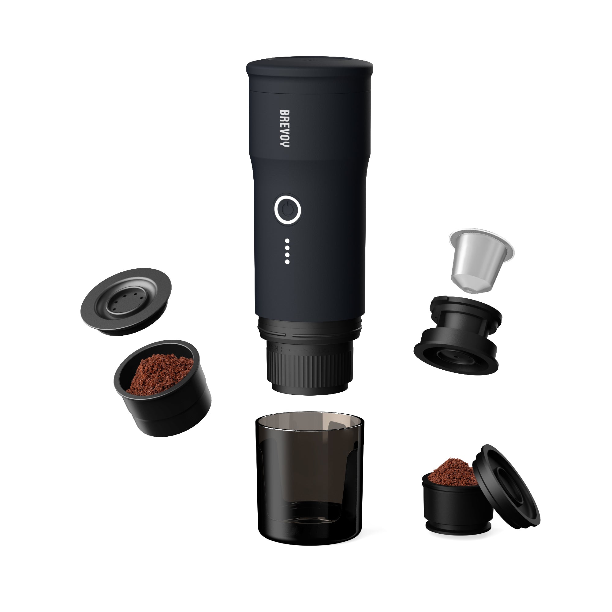 Portable Espresso Maker - Oceanic Black