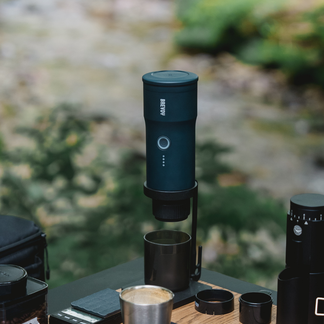 Portable Espresso Maker - Camping Green