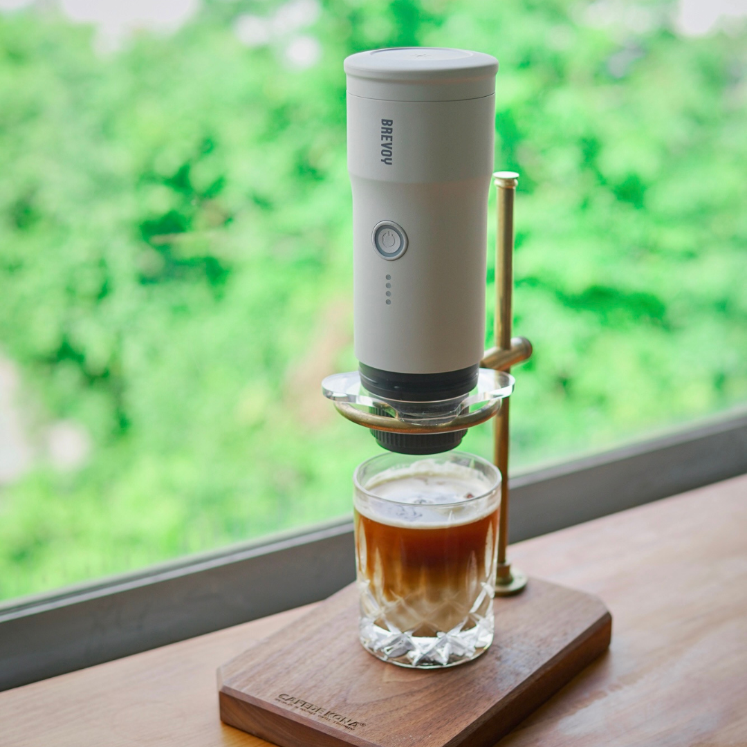 Portable Espresso Maker - Camping Green