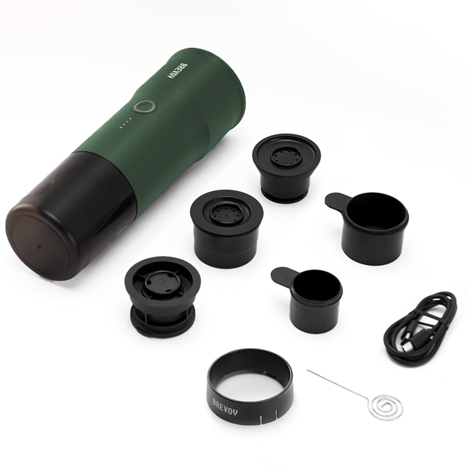 Portable Espresso Maker - Camping Green