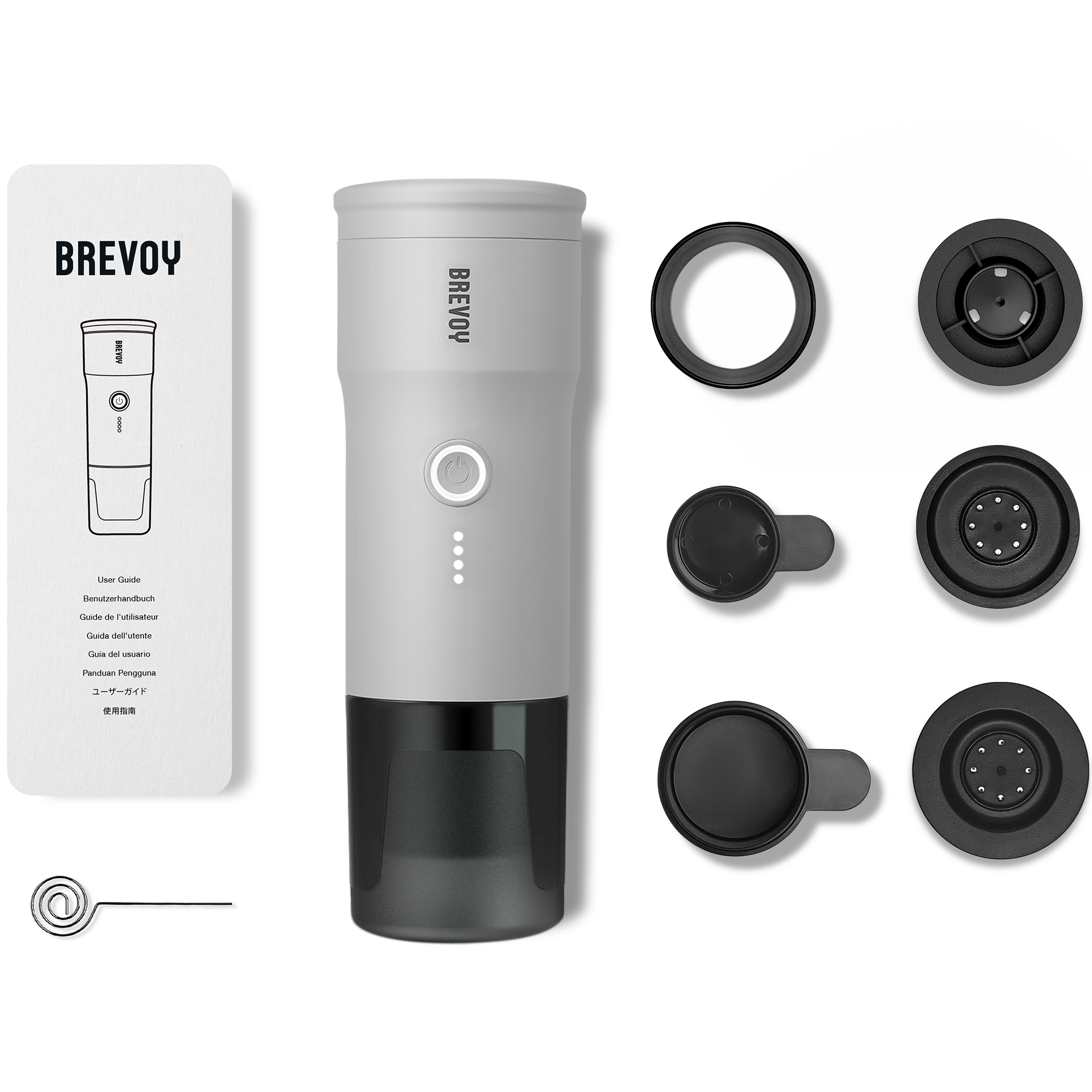 Portable Espresso Maker - Lunar White