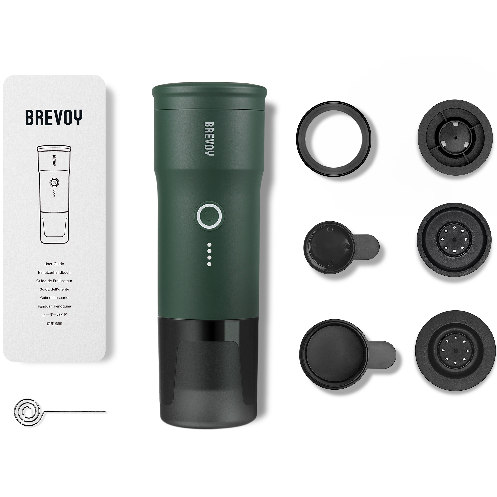 Portable Espresso Maker - Camping Green